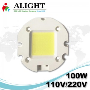 100W 110V/220V AC COB LED Dimmable with LED-Holder