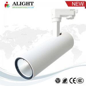 Cylinder LED Track Light All Orient Rotation
