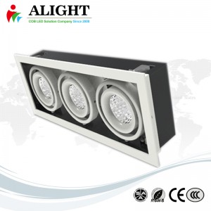 15W x 3 Cree LED COB Grille Luz