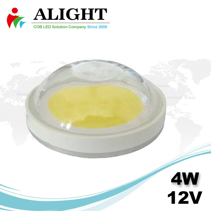 4W 12V Round DC COB LED