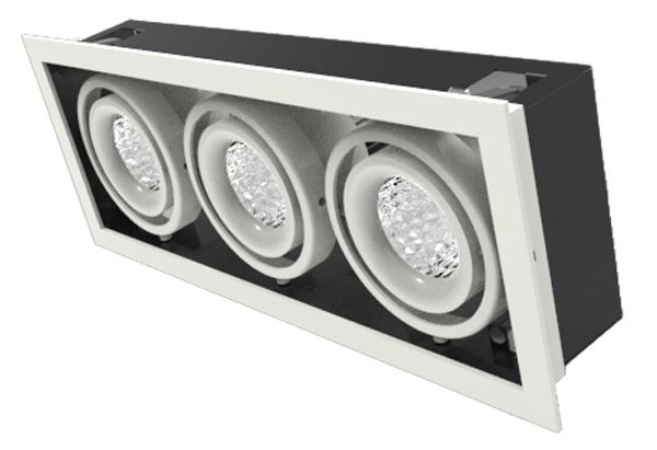 15w×3 cree cob led grille light