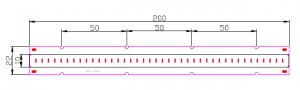 20W 30V Linear DC COB LED