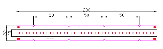 20W 30V Linear DC COB LED