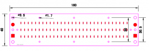 25W 30V Rectangle DC COB LED