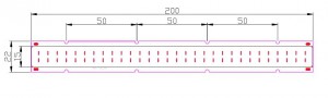 30W 30V Linear DC COB LED