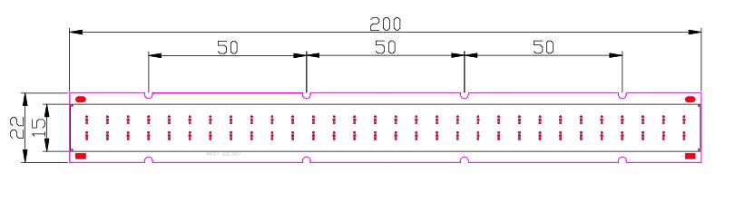 30W 30V Linear DC COB LED