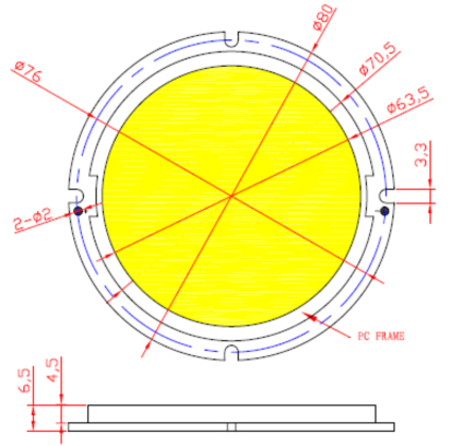 40W 24V Round DC COB LED - Wholesale from China Manufacturers, Factory ...