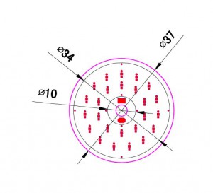 5W 15V DC COB LED