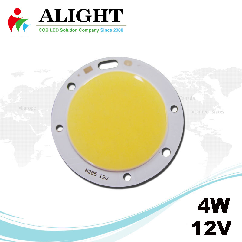 CUSTOMIZED COB LED 4W 12V ROUND DC COB LED