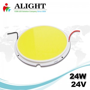 24W 24V Round DC COB LED