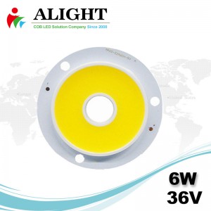 6W 36V Round DC COB LED