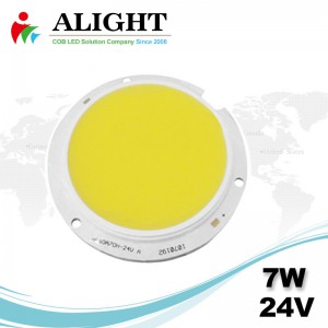 7W 24V Round COB LED