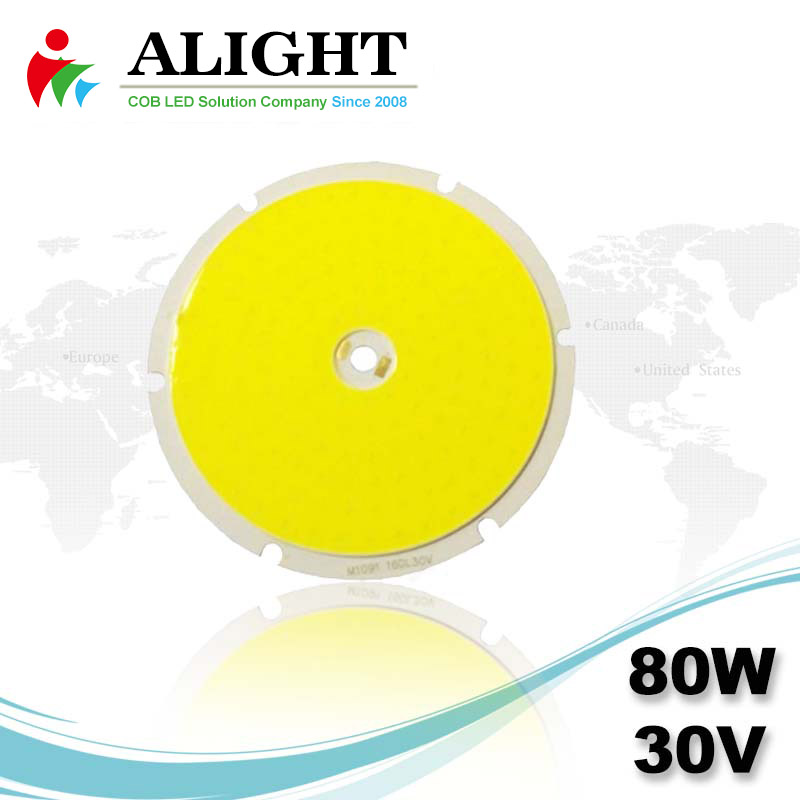 80W 30V Round DC COB LED