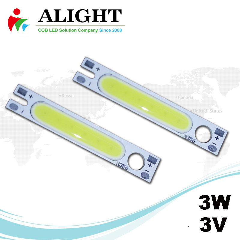 3W 3V Rectangle DC COB LED