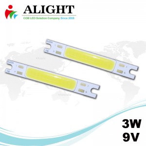 3W 9V Rectangle DC COB LED