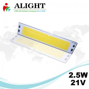 2.5W 21V Rectangle DC COB LED