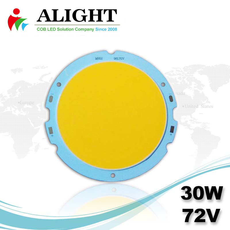 30W 72V Round DC COB LED