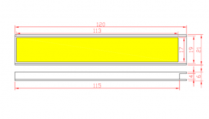 10W 21V Rectangle DC COB LED