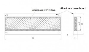 6W 6V Rectangle DC COB LED