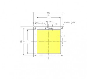 10W 24V Square DC COB LED