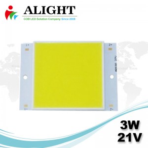 3W 21V Square DC COB LED