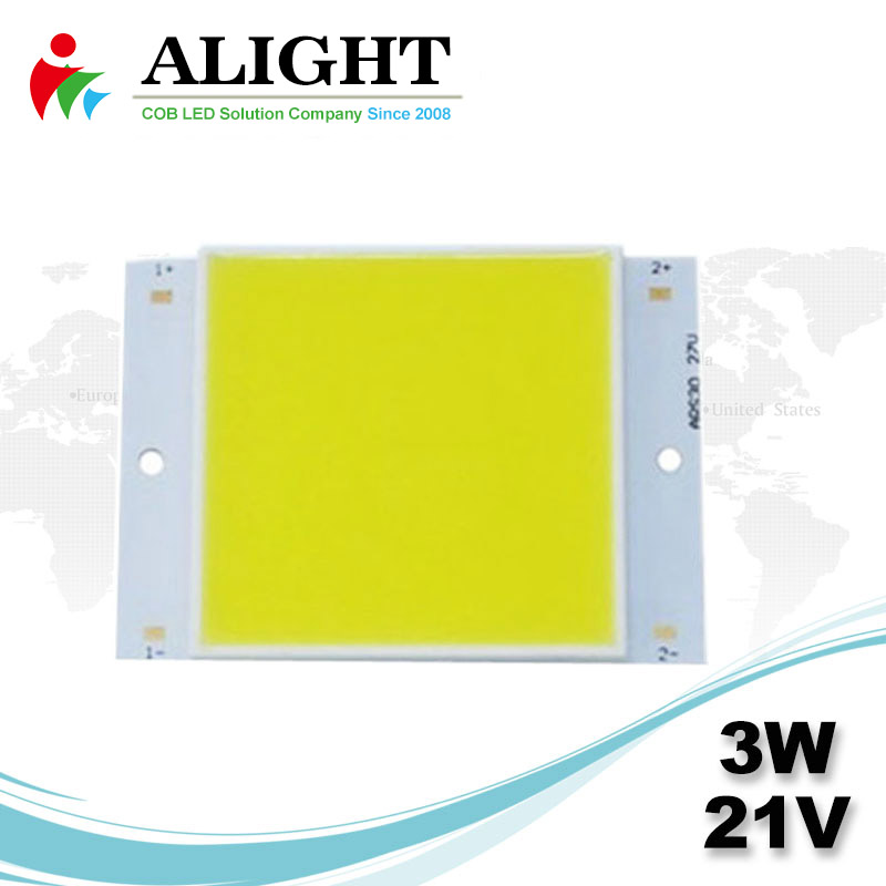 3W 21V Square DC COB LED