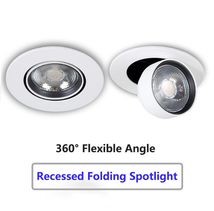 Recessed Folding Spotlight
