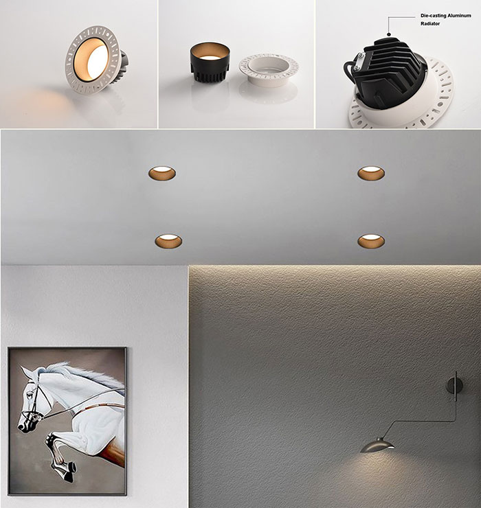 Trimless Anti-glare Led Downlight | Spotlight