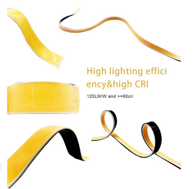 High Density Ra90 180 Angle 3 Years Warranty Flexible 24V 12V 320 Led Cob Strip Light