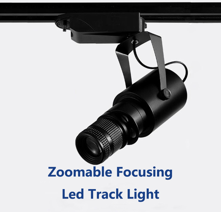 Zoomable Focusing Led Track Light Spotlight–precise focus, soft light effect, high display!