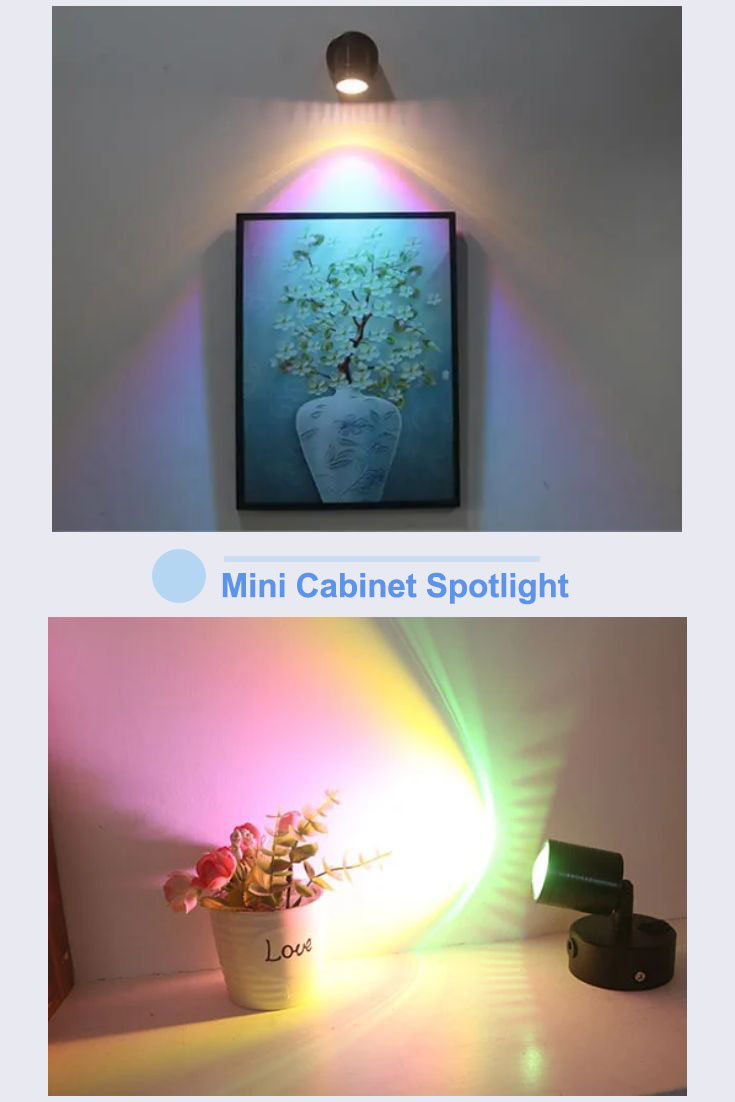 Mini Rainbow Sunset Light/ Cabinet Spotight