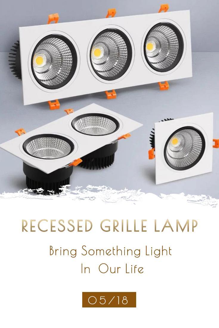 Versatile square grille light/bean gallbladder spotlight.