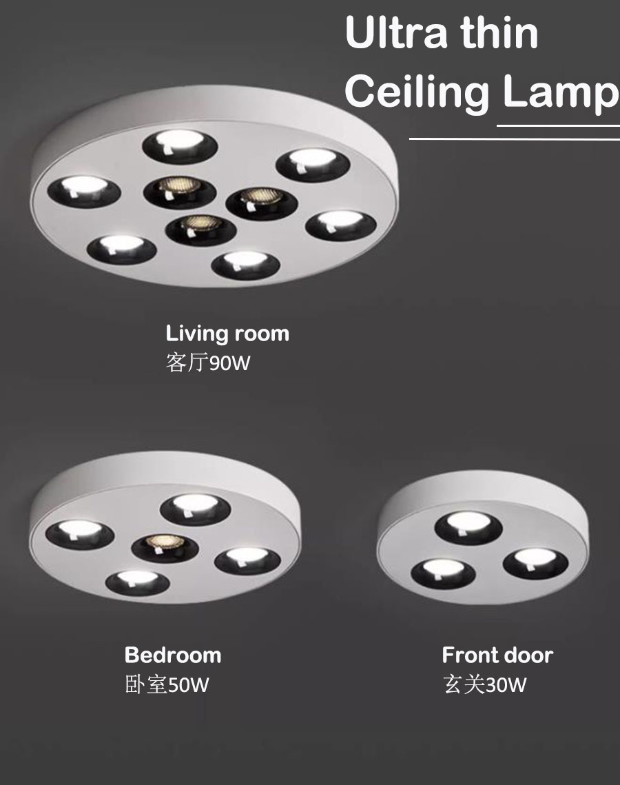 Ultra Thin Ceiling Lamp – 30W 50W 90W