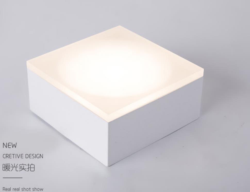 Ultra thin surface mounted square down light