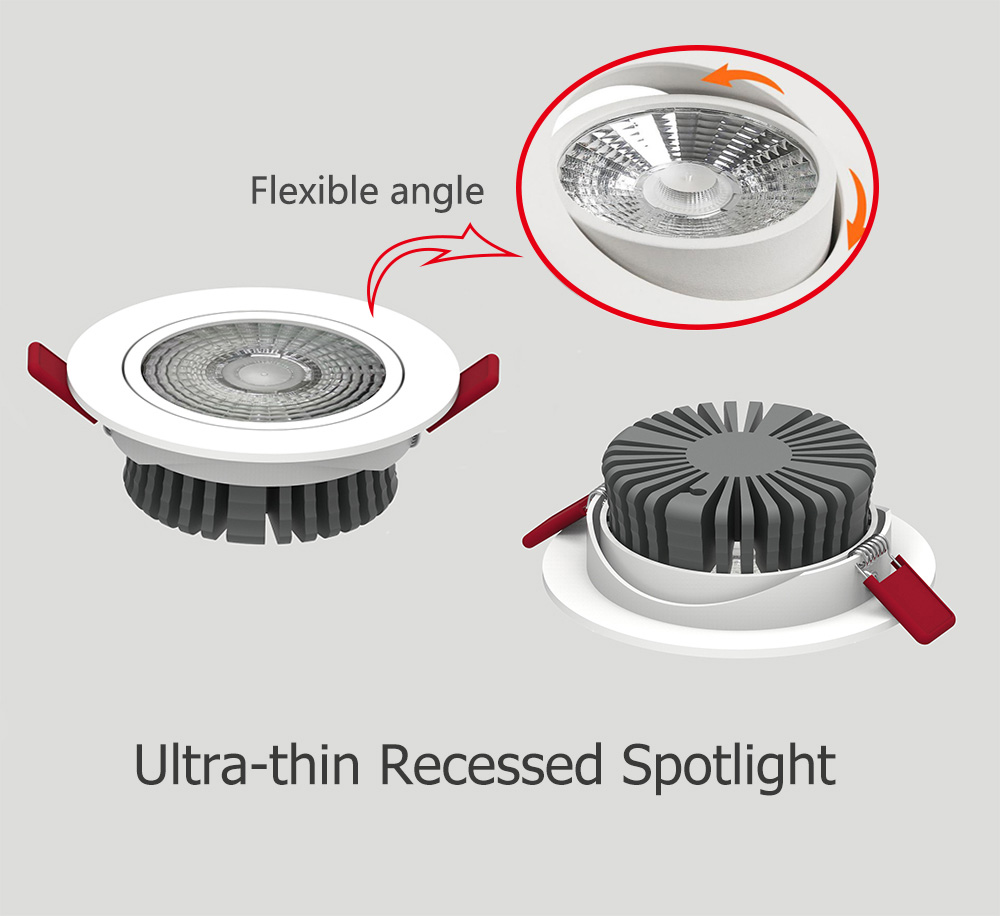 The recessed COB spotlight on sales