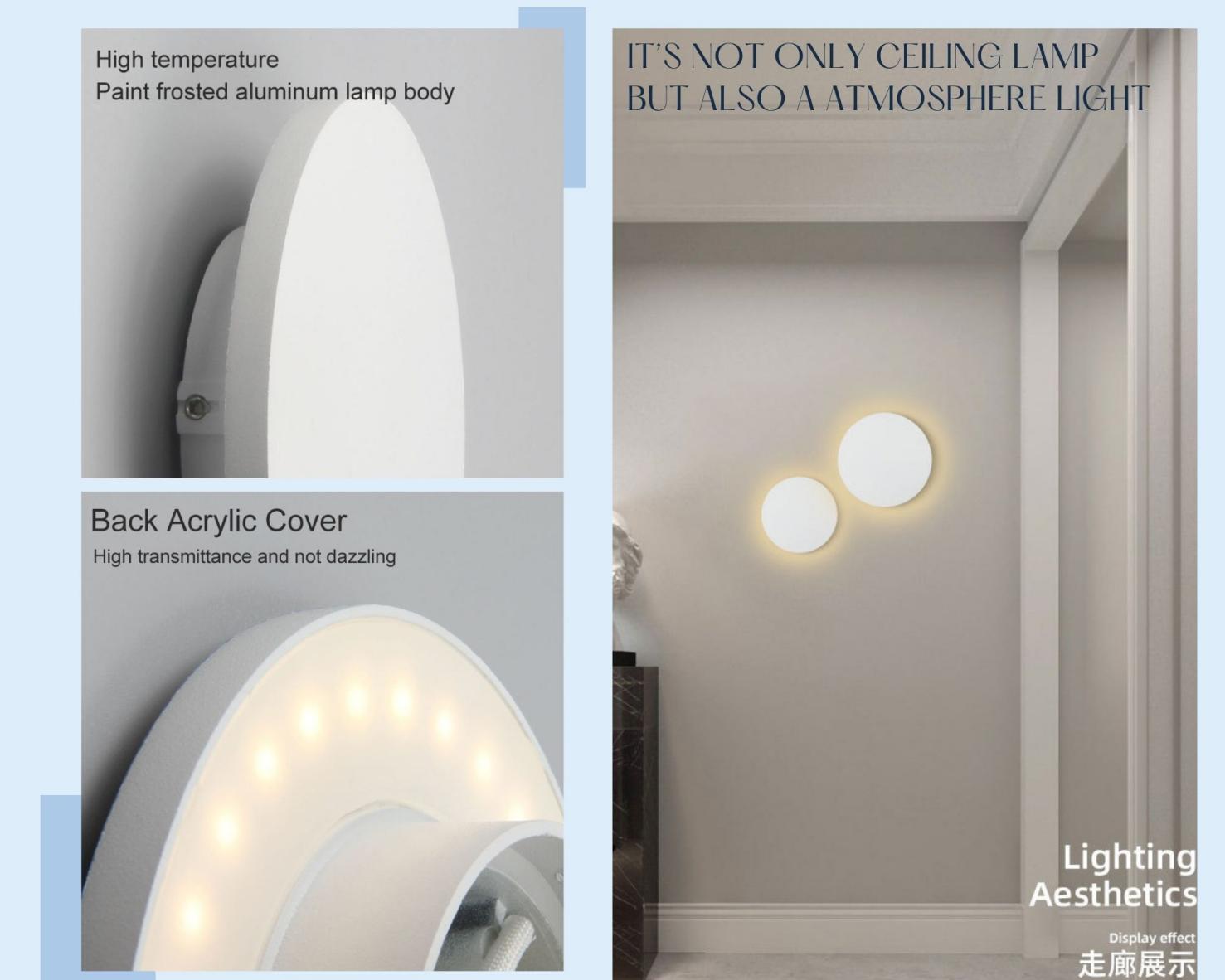 Minimalist Atmosphere Wall lamp/Ceiling lamp