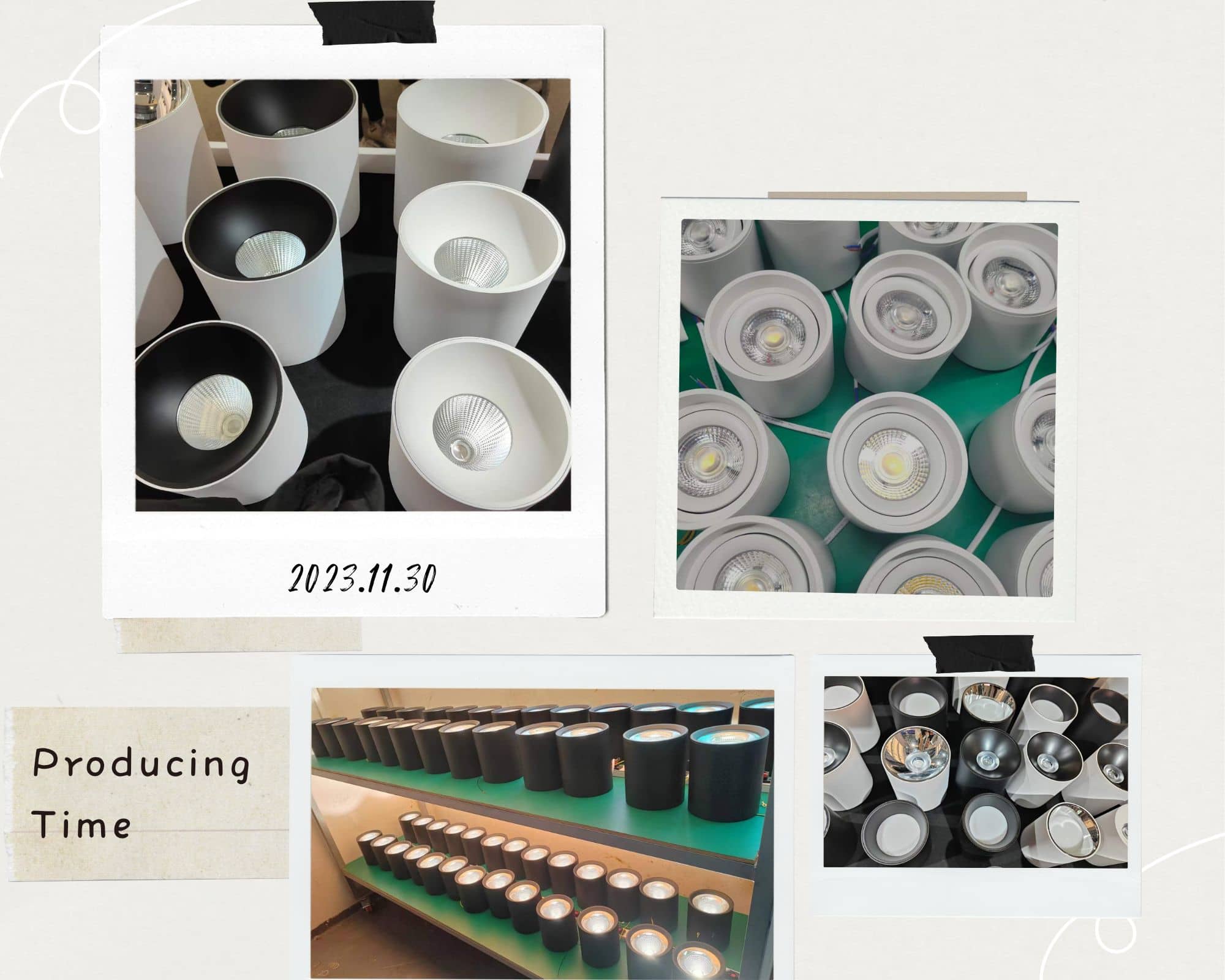 Busy producing period–For The Surface Mounted Downlight/ Spotlight