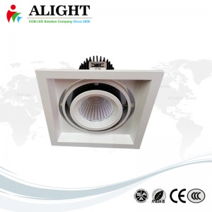 Adjustable 15W CREE LED Grille Light Recessed COB Spot Light